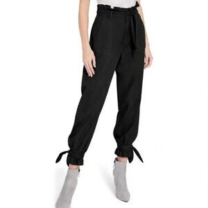 Alice + Olivia Liam Paper Bag Trousers Black 8 MED